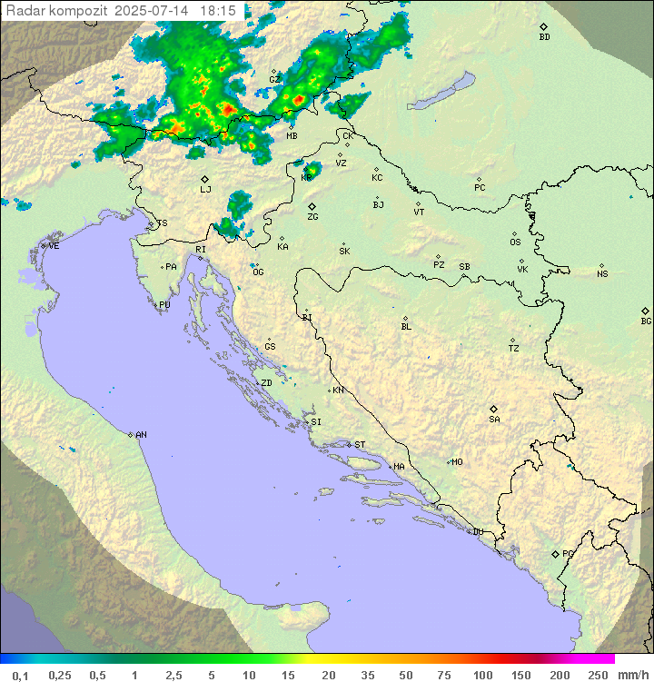 Padavine Hrvaška