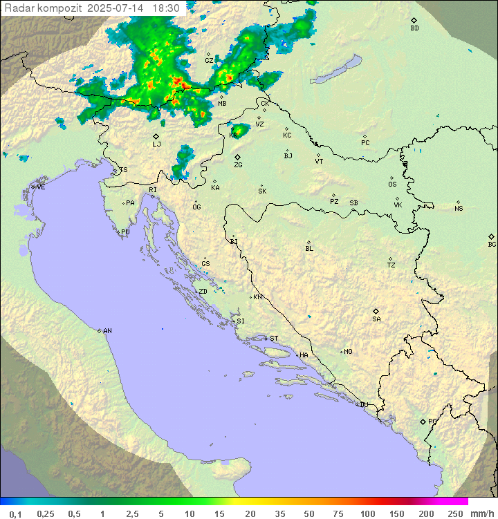 Padavine Hrvaška