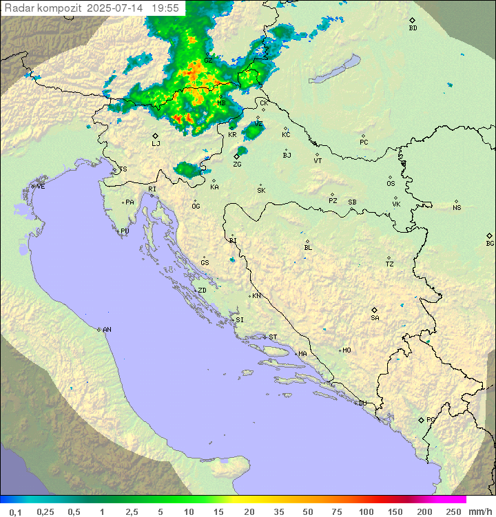 Padavine Hrvaška