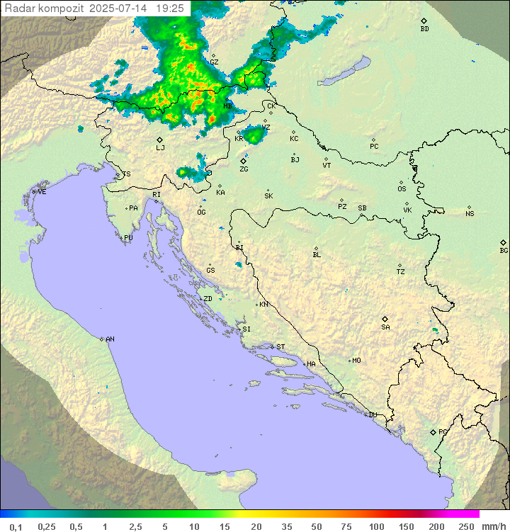 Padavine Hrvaška