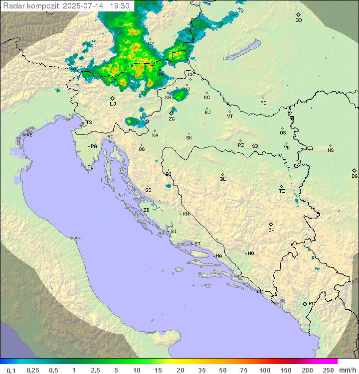 Padavine Hrvaška