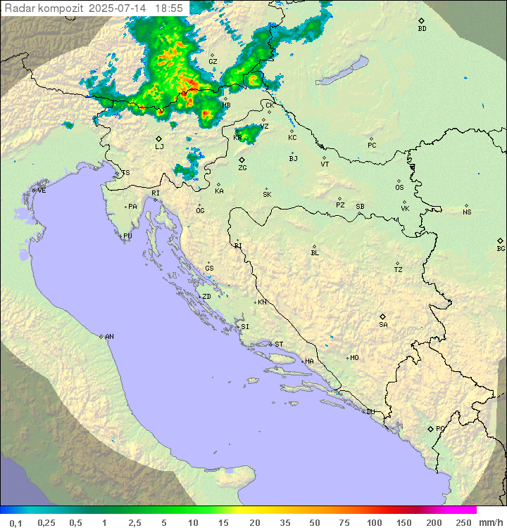 Padavine Hrvaška