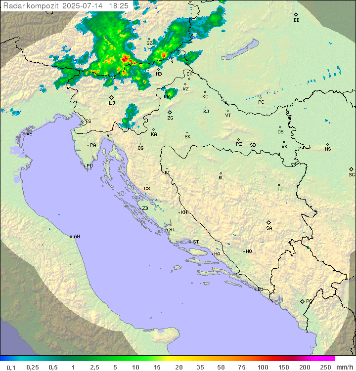 Padavine Hrvaška