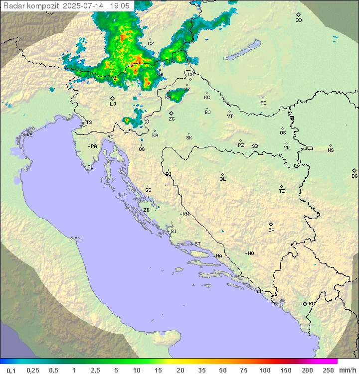 Padavine Hrvaška