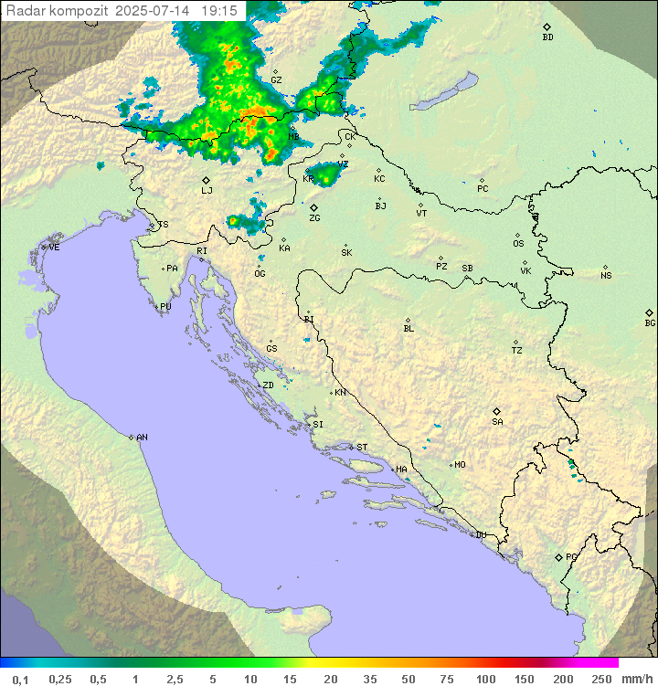 Padavine Hrvaška
