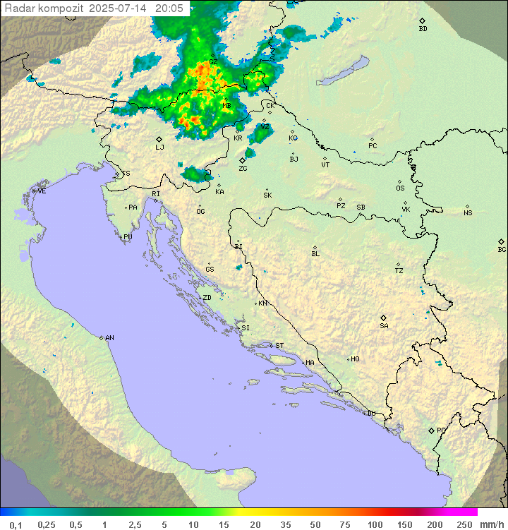 Padavine Hrvaška