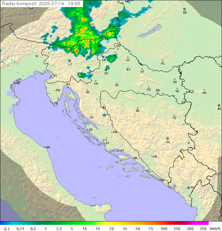 Padavine Hrvaška