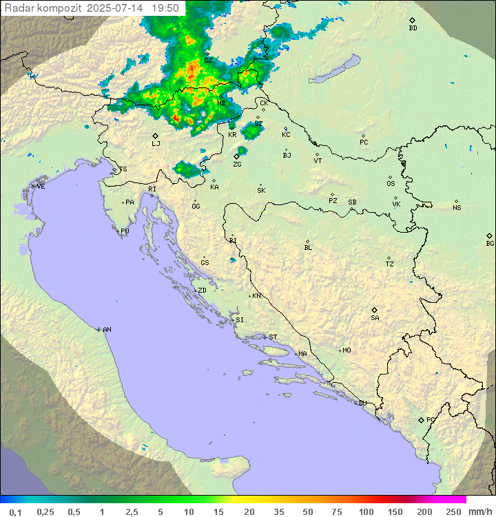 Padavine Hrvaška