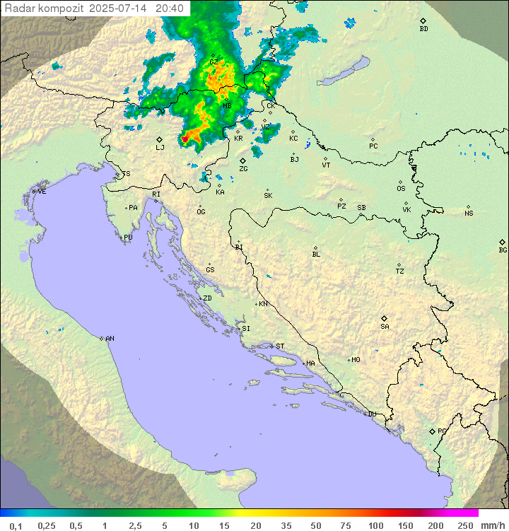 Padavine Hrvaška