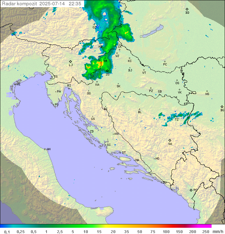Padavine Hrvaška