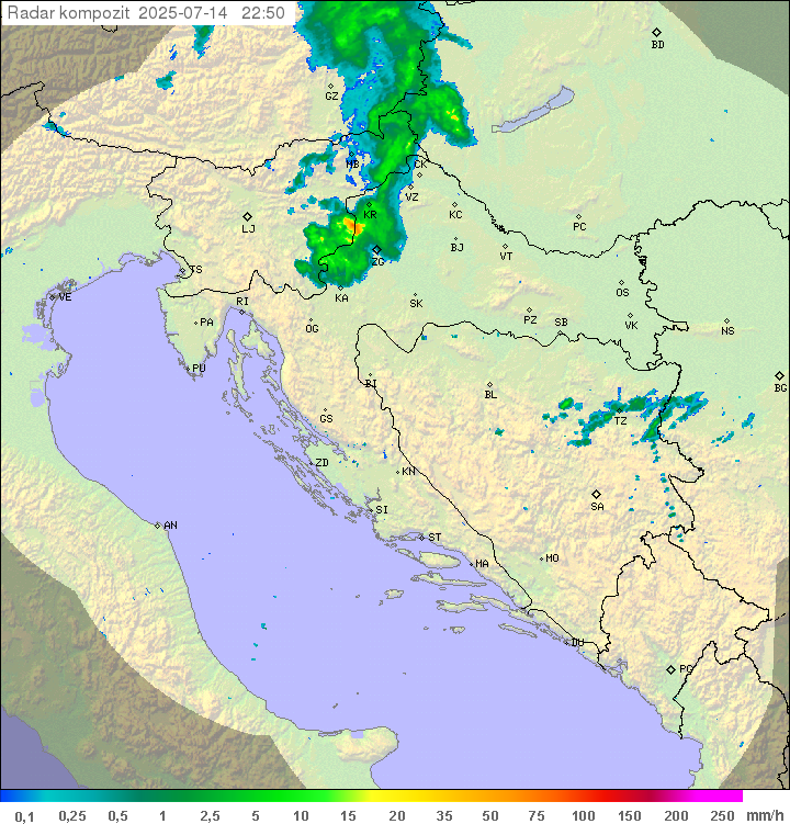 Padavine Hrvaška