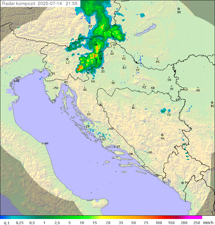Padavine Hrvaška