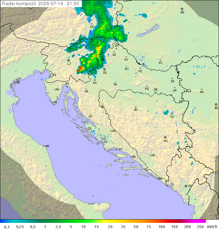 Padavine Hrvaška