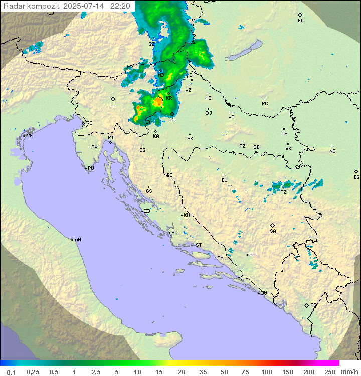 Padavine Hrvaška