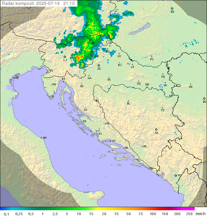 Padavine Hrvaška