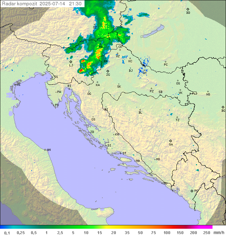 Padavine Hrvaška