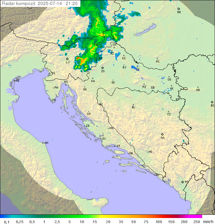 Padavine Hrvaška