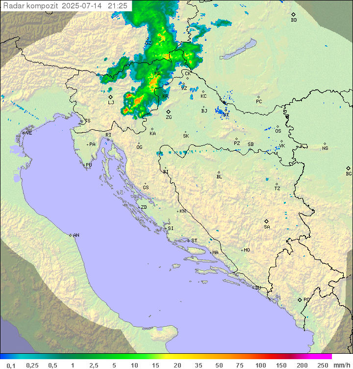 Padavine Hrvaška