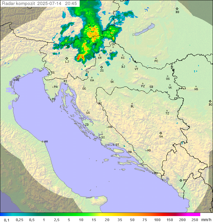Padavine Hrvaška