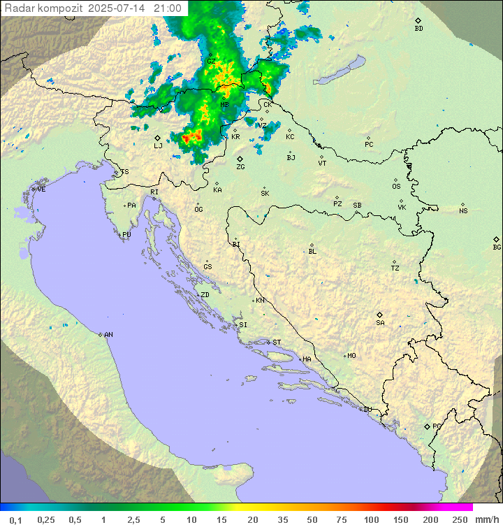 Padavine Hrvaška