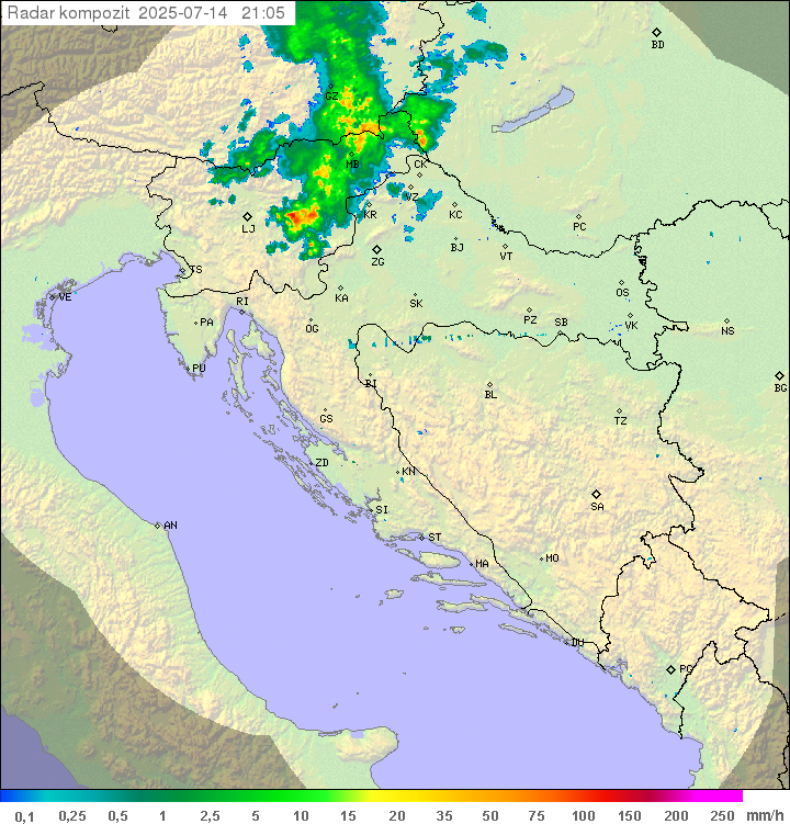 Padavine Hrvaška