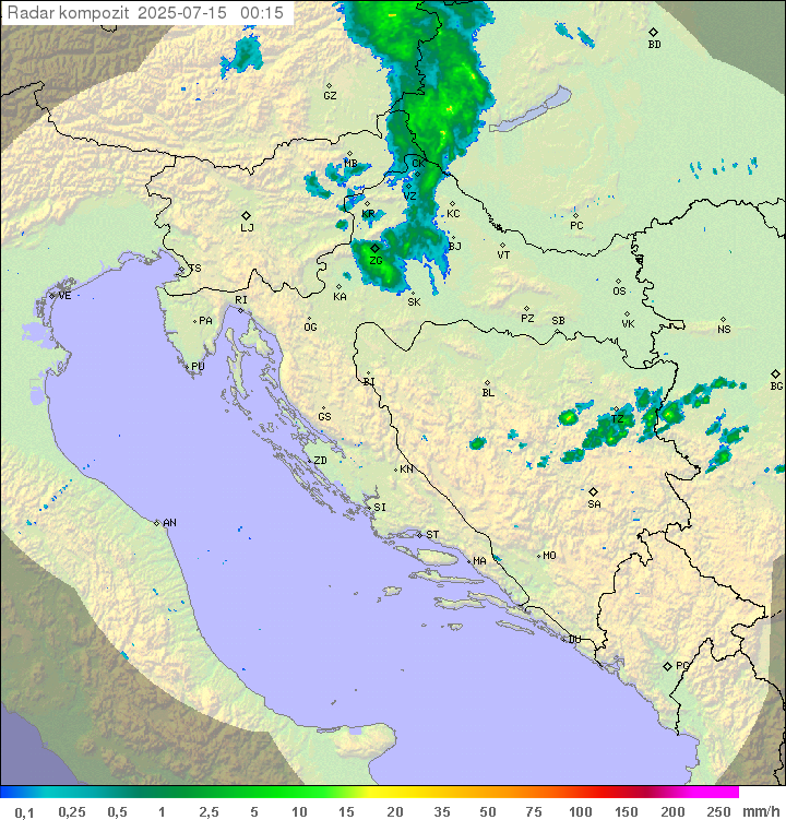 Padavine Hrvaška