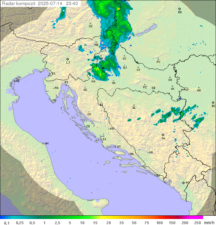 Padavine Hrvaška
