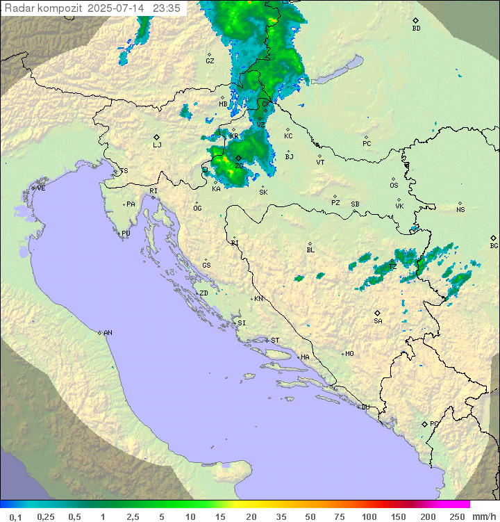 Padavine Hrvaška