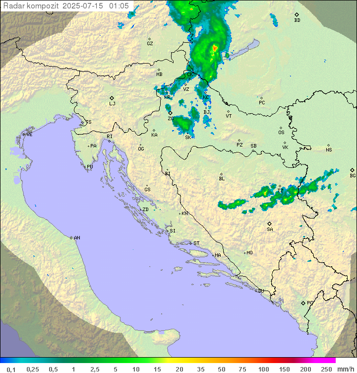 Padavine Hrvaška