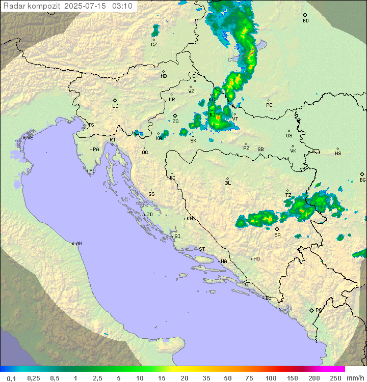 Padavine Hrvaška