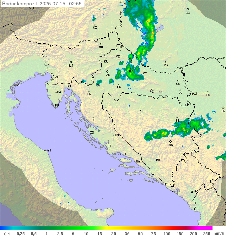 Padavine Hrvaška