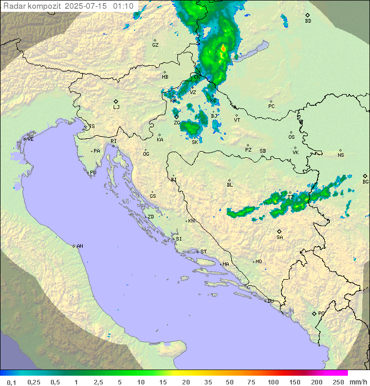 Padavine Hrvaška