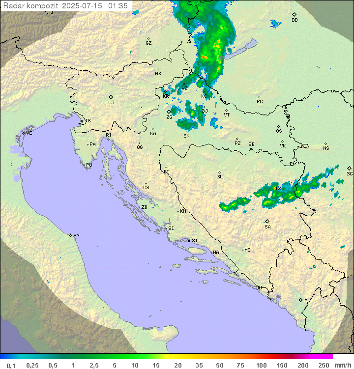 Padavine Hrvaška