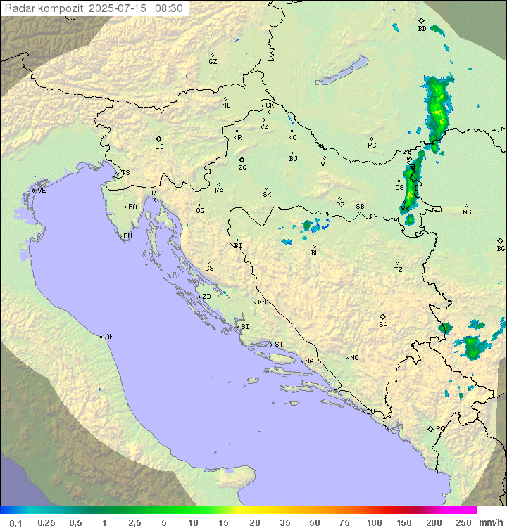 Padavine Hrvaška