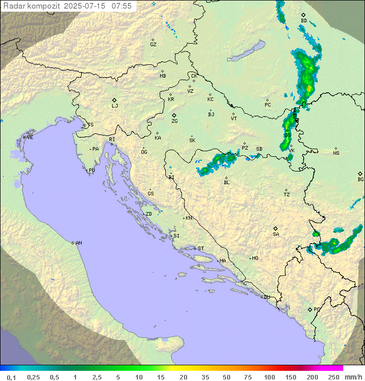 Padavine Hrvaška