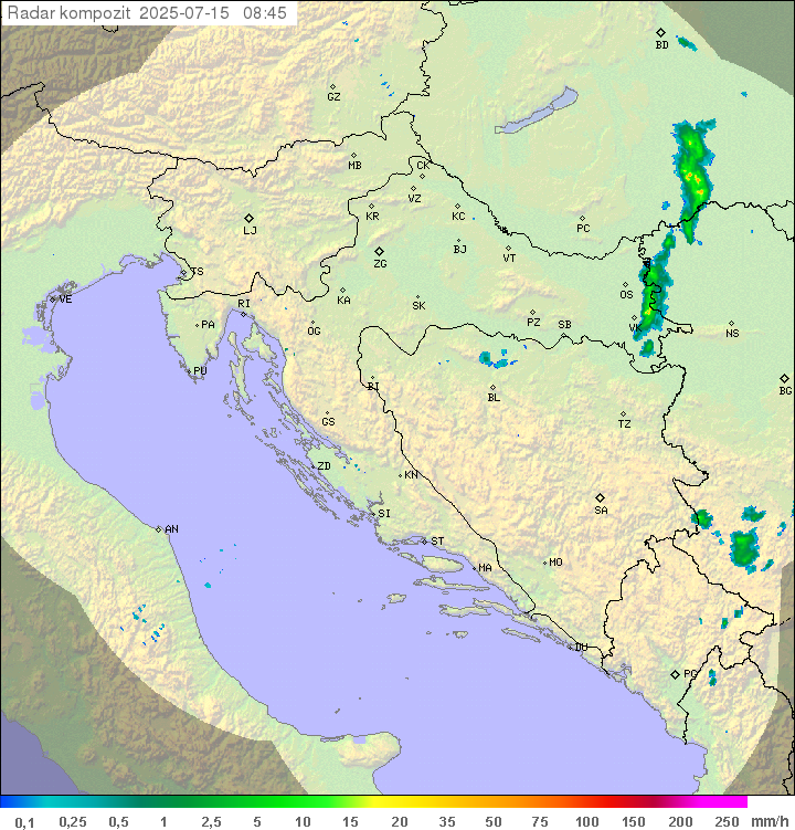 Padavine Hrvaška
