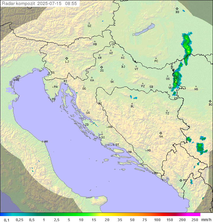 Padavine Hrvaška