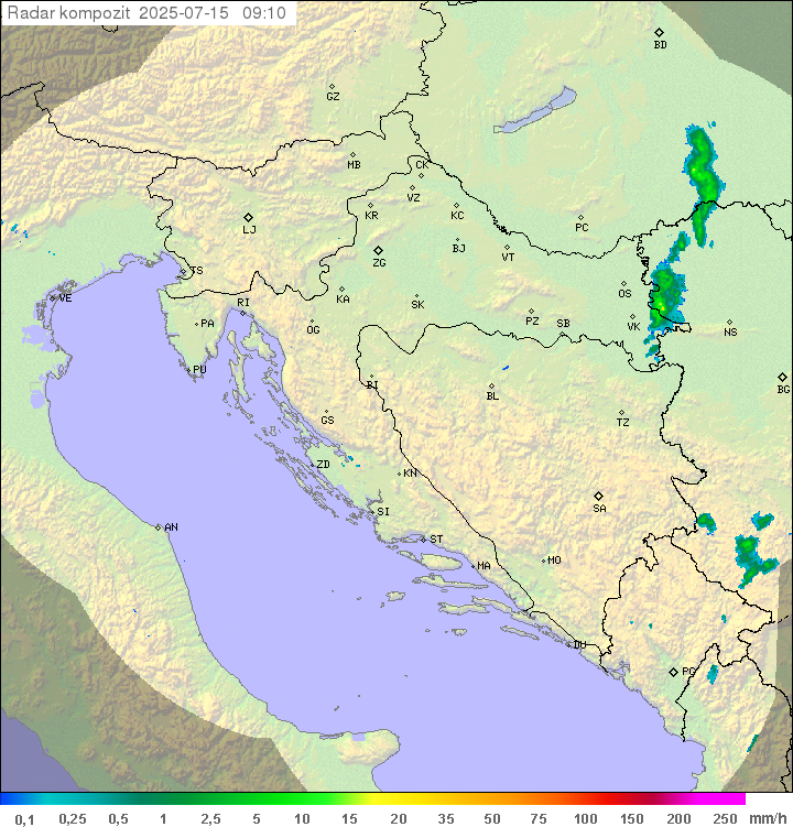 Padavine Hrvaška