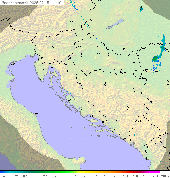 Padavine Hrvaška
