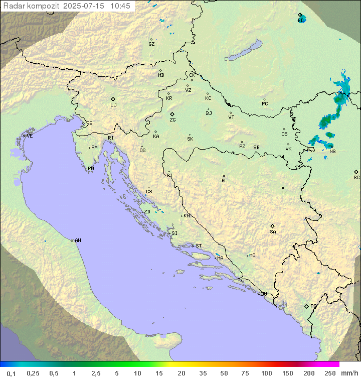 Padavine Hrvaška