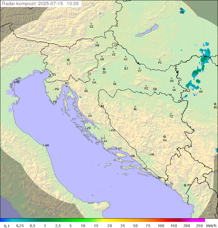 Padavine Hrvaška