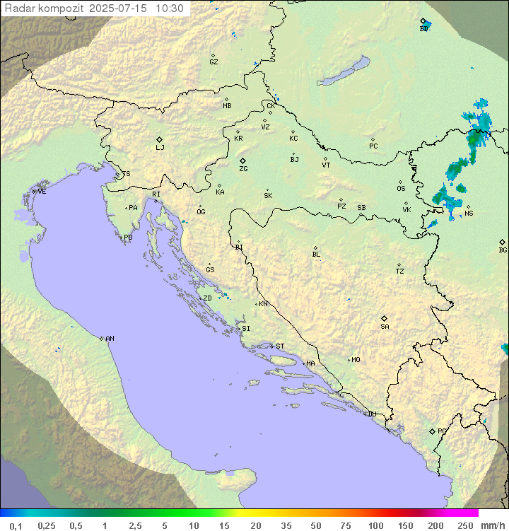 Padavine Hrvaška