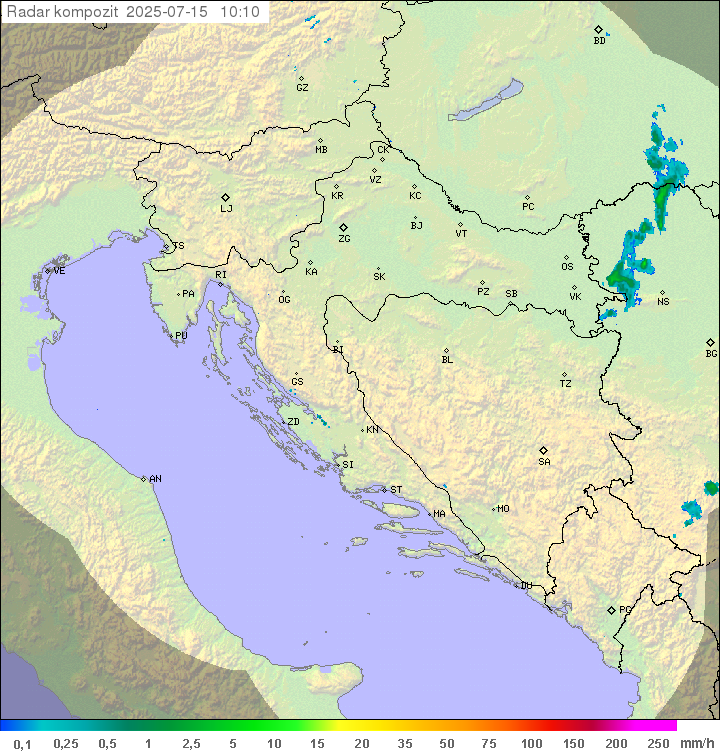 Padavine Hrvaška