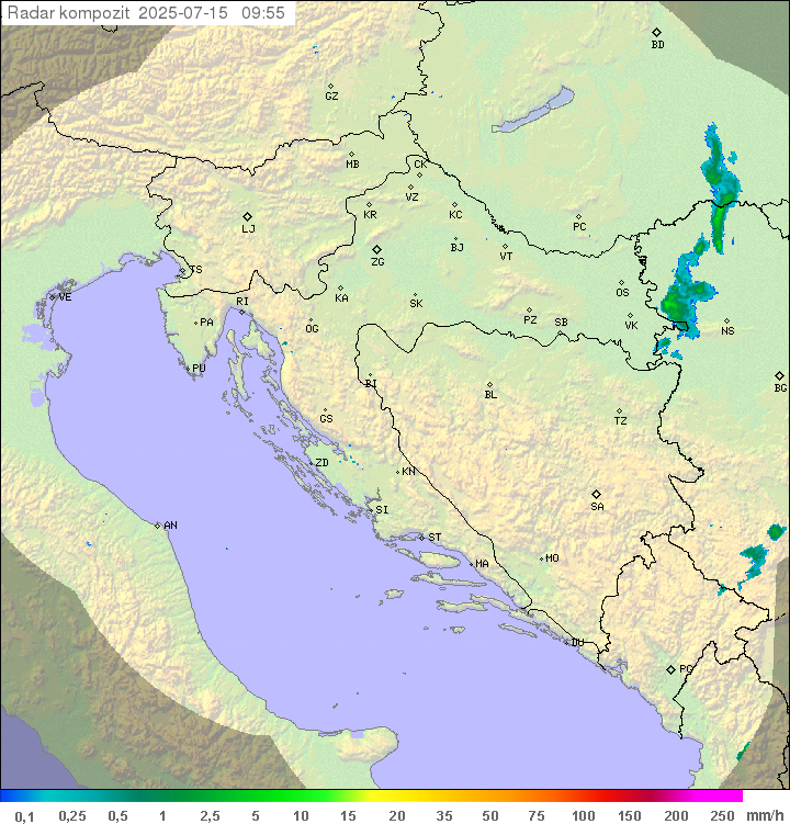 Padavine Hrvaška