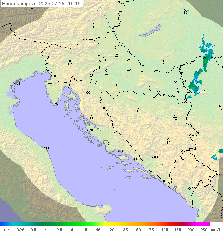 Padavine Hrvaška