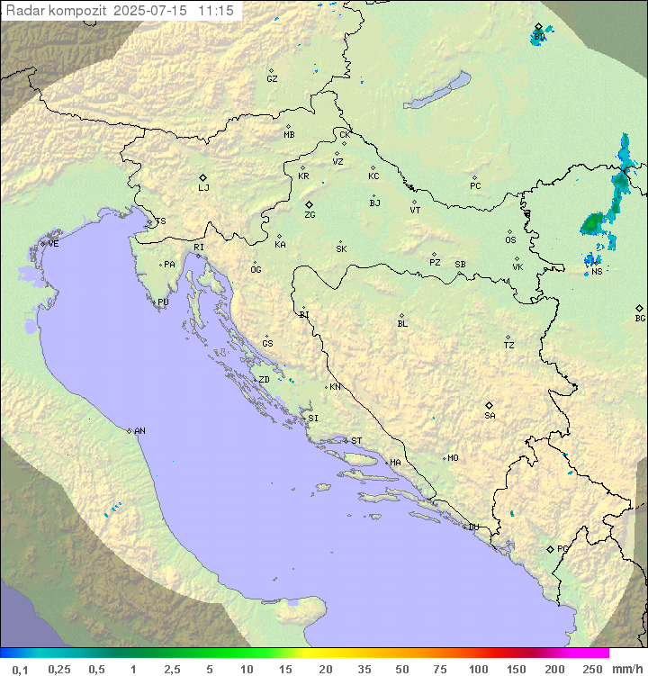 Padavine Hrvaška