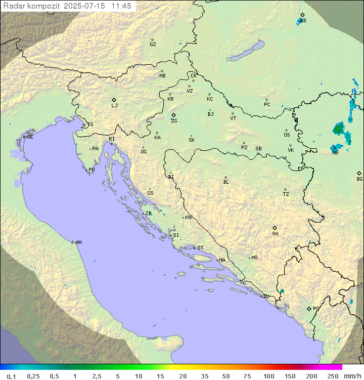 Padavine Hrvaška