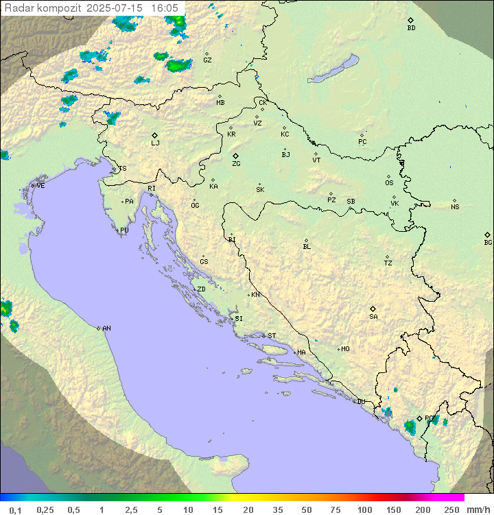 Padavine Hrvaška