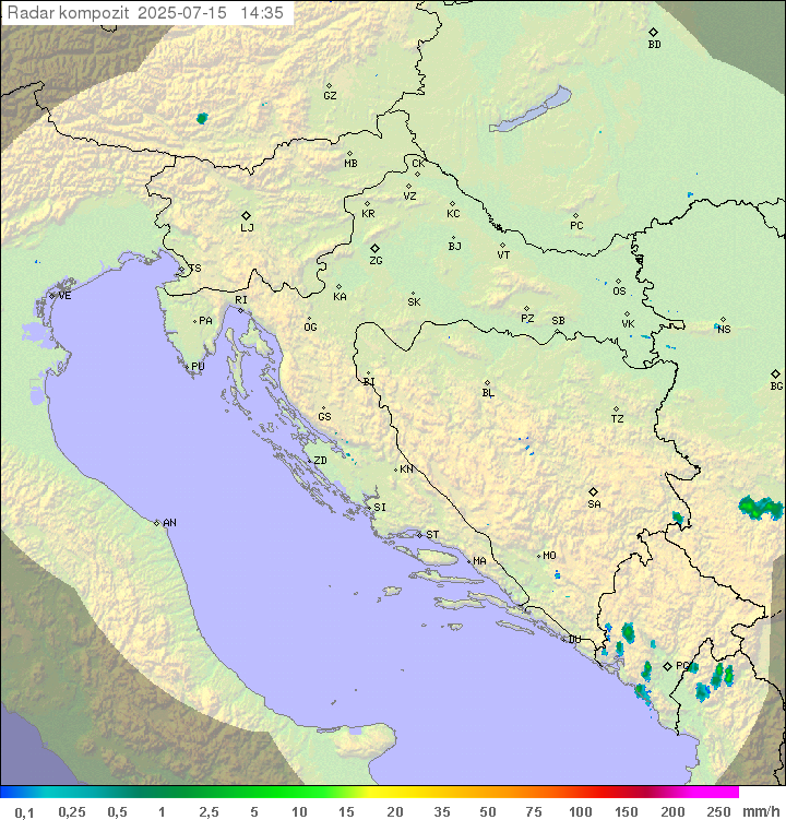 Padavine Hrvaška