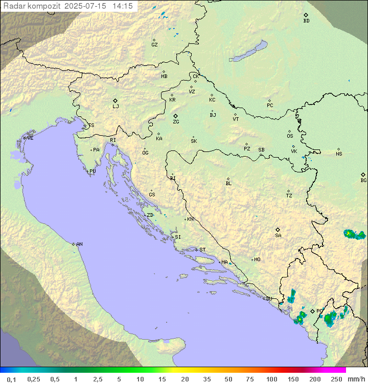 Padavine Hrvaška